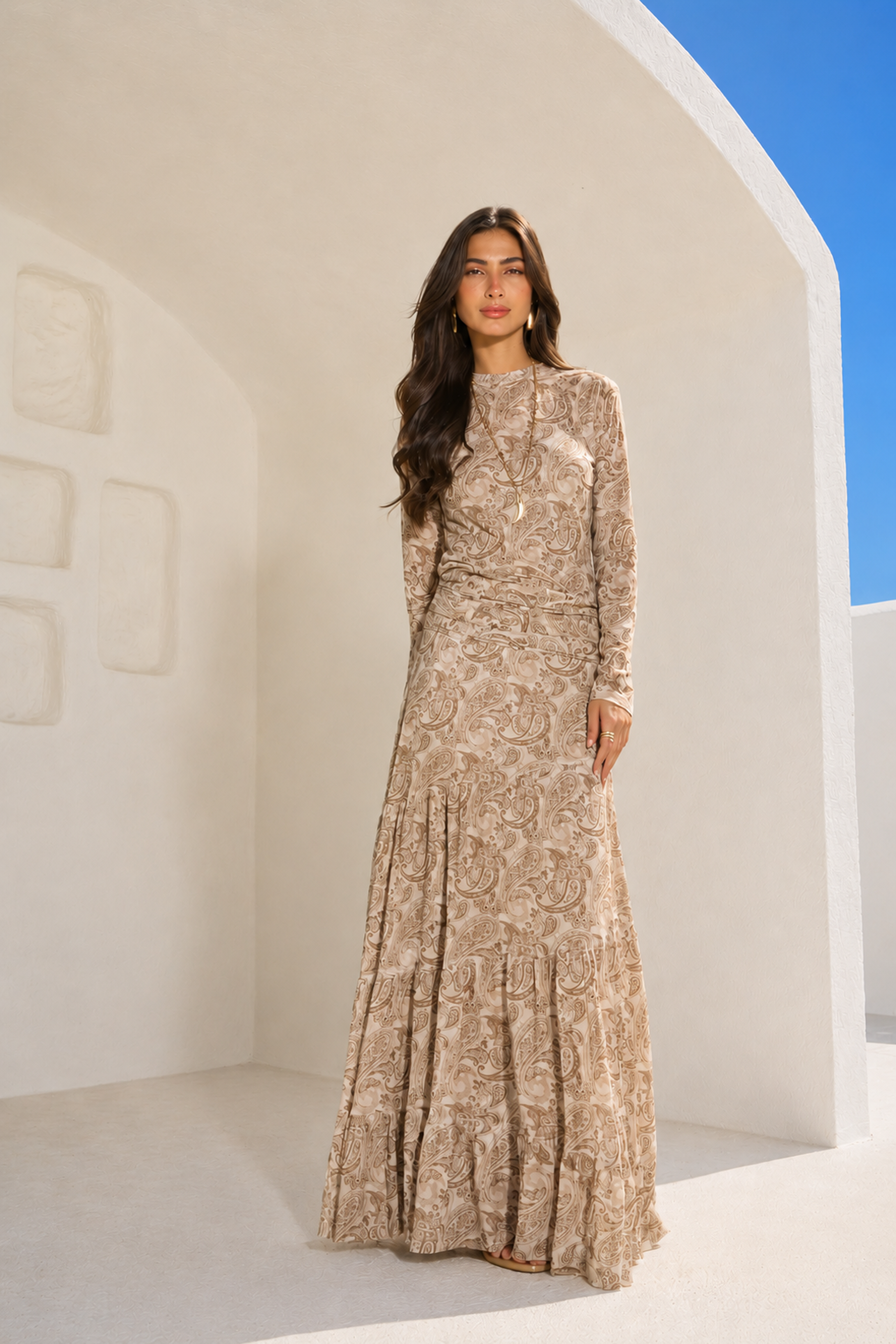 2405 - Saia Dune e 2417 - Blusa Nati 5 Toujours